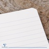 image:imageClairefontaine  Ref 785961C  Age Bag Wirebound Notebook 100 Pages  9 x 14cm Lined Rulings 90gsm Brushed Vellum Paper Pocket for Loose Documents  Black Coverblue
