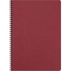 image:imageClairefontaine  Ref 785961C  Age Bag Wirebound Notebook 100 Pages  9 x 14cm Lined Rulings 90gsm Brushed Vellum Paper Pocket for Loose Documents  Black CoverRed