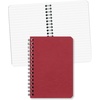 image:imageClairefontaine  Ref 785961C  Age Bag Wirebound Notebook 100 Pages  9 x 14cm Lined Rulings 90gsm Brushed Vellum Paper Pocket for Loose Documents  Black CoverRed