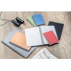 image:imageClairefontaine  Ref 785961C  Age Bag Wirebound Notebook 100 Pages  9 x 14cm Lined Rulings 90gsm Brushed Vellum Paper Pocket for Loose Documents  Black CoverRose antique