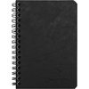 image:imageClairefontaine 781451C Age Bag Collection One Black Spiral Notebook  A4 21x297 cm  100 Margined Lined Pages  90 g White Paper  Leather Grain Glossy Card CoverBlack