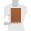 image:imageClairefontaine 791464C Collection Age Bag Blue Canvas Stitched Notebook  A4 21x297 cm  192 Lined Pages  90 g White Paper  Glossy Leather Grain Card Coverbrown