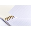 image:imageClairefontaine Age Bag Collection 785661C Notebook with Pockets Black  A5 148 x 21 cm  120 Lined Detachable Pages  3 Dividers with Storage Pockets  Glossy Leather Grain Card CoverBlack
