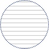 image:imageClairefontaine Back to Basics 1951 Clothbound Notebook 5 34 x 8 14 96 Pages Lined  BlueBlue