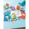image:imageClairefontaine Back to Basics 1951 Staplebound Notebook 5 34 x 8 14 96 Pages Lined  TurquoiseRaspberry
