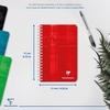 image:imageClairefontaine Wirebound Notebook  Ruled 90 sheets  4 14 x 6 34  Sold Individually Assorted Cover Color Chosen at Random