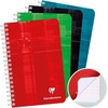 image:imageClairefontaine Wirebound Notebook  Ruled 90 sheets  4 14 x 6 34  Sold Individually Assorted Cover Color Chosen at Random
