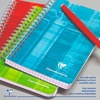 image:imageClairefontaine Wirebound Notebook  Ruled 90 sheets  4 14 x 6 34  Sold Individually Assorted Cover Color Chosen at Random