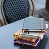 image:imageGoalbook Rhodiarama Hard Notebook Chocolate 148x210  A5 240p120 Sheets Ivory 90 gm2 Dot Grid  Pack of 2