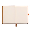 image:imageGoalbook Rhodiarama Hard Notebook Chocolate 148x210  A5 240p120 Sheets Ivory 90 gm2 Dot Grid  Pack of 2