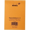 image:imagePack of 3 Rhodia Classic Orange Notepad Graph  4 in x 6 in