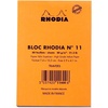 image:imageRHODIA  12 Notepad 338 x 434 Lined ORANGE and Black Pack of 2