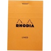 image:imageRHODIA  12 Notepad 338 x 434 Lined ORANGE and Black Pack of 2