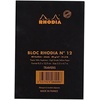 image:imageRHODIA  12 Notepad 338 x 434 Lined ORANGE and Black Pack of 2