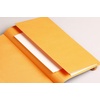 image:imageRHODIA 117370C  Wine Soft Notebook  A5  Lined  160 pages  Ivory Clairefontaine Paper 90 gm  Bookmark Elastic Closure  Faux Leather Cover  Rhodiarama Collection