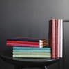 image:imageRHODIA 117559C  Soft Notebook Iris  19x25 cm  Dot Dot  160 pages  Clairefontaine Ivory Paper 90 gm  Bookmark Elastic Closure  Faux Leather Cover  Rhodiarama CollectionCeladon