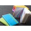 image:imageRHODIA 117559C  Soft Notebook Iris  19x25 cm  Dot Dot  160 pages  Clairefontaine Ivory Paper 90 gm  Bookmark Elastic Closure  Faux Leather Cover  Rhodiarama CollectionIris