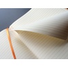 image:imageRHODIA 117702C  Black Flexible Notebook  A4  Lined  160 Detachable Pages  Ivory Clairefontaine Paper 90 gm  Bookmark Elastic Closure  Faux Leather Cover  Rhodiarama CollectionTangerine