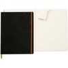 image:imageRHODIA 117702C  Black Flexible Notebook  A4  Lined  160 Detachable Pages  Ivory Clairefontaine Paper 90 gm  Bookmark Elastic Closure  Faux Leather Cover  Rhodiarama CollectionBlack