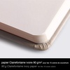 image:imageRHODIA 118742C  Black Rigid Notebook  A5  Lined  192 pages  Ivory Clairefontaine Paper 90 gm  Bookmark Elastic Closure  Faux Leather Cover  Rhodiarama CollectionBlack