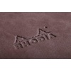 image:imageRHODIA 118742C  Black Rigid Notebook  A5  Lined  192 pages  Ivory Clairefontaine Paper 90 gm  Bookmark Elastic Closure  Faux Leather Cover  Rhodiarama CollectionChocolate