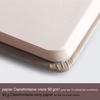 image:imageRHODIA 118742C  Black Rigid Notebook  A5  Lined  192 pages  Ivory Clairefontaine Paper 90 gm  Bookmark Elastic Closure  Faux Leather Cover  Rhodiarama CollectionChocolate