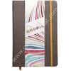 image:imageRHODIA 118742C  Black Rigid Notebook  A5  Lined  192 pages  Ivory Clairefontaine Paper 90 gm  Bookmark Elastic Closure  Faux Leather Cover  Rhodiarama CollectionChocolate