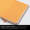 image:imageRHODIA 118742C  Black Rigid Notebook  A5  Lined  192 pages  Ivory Clairefontaine Paper 90 gm  Bookmark Elastic Closure  Faux Leather Cover  Rhodiarama CollectionBlack