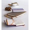 image:imageRHODIA 118742C  Black Rigid Notebook  A5  Lined  192 pages  Ivory Clairefontaine Paper 90 gm  Bookmark Elastic Closure  Faux Leather Cover  Rhodiarama CollectionBlack