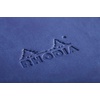 image:imageRHODIA 118742C  Black Rigid Notebook  A5  Lined  192 pages  Ivory Clairefontaine Paper 90 gm  Bookmark Elastic Closure  Faux Leather Cover  Rhodiarama CollectionSapphire