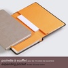 image:imageRHODIA 118742C  Black Rigid Notebook  A5  Lined  192 pages  Ivory Clairefontaine Paper 90 gm  Bookmark Elastic Closure  Faux Leather Cover  Rhodiarama CollectionChocolate
