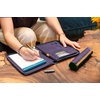image:imageRHODIA 168105C  Purple Rhodiarama Portfolio Briefcase  for A5 or A5 Notepads and Notebooks  Dimensions Closed 195x255 cm  Pocket for Tablet  Premium Faux LeatherPurple