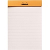 image:imageRHODIA 182012C  Stapled Notepad Le R No 18 Black  A4  Lined  70 Detachable Sheets  Ivory Clairefontaine Paper 90 gm  Velvety Touch Cover  BasicsBlack