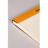 image:imageRHODIA 182012C  Stapled Notepad Le R No 18 Black  A4  Lined  70 Detachable Sheets  Ivory Clairefontaine Paper 90 gm  Velvety Touch Cover  BasicsBlack