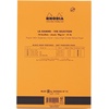 image:imageRHODIA 182012C  Stapled Notepad Le R No 18 Black  A4  Lined  70 Detachable Sheets  Ivory Clairefontaine Paper 90 gm  Velvety Touch Cover  BasicsOrange