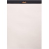 image:imageRHODIA 182012C  Stapled Notepad Le R No 18 Black  A4  Lined  70 Detachable Sheets  Ivory Clairefontaine Paper 90 gm  Velvety Touch Cover  BasicsOrange
