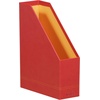 image:imageRHODIA 318933C  Poppy Magazine Rack  10x25x31 cm  Orange Saddle Stitching  Faux Leather Exterior  Rhodiarama Home Office Collection  Office Organization amp Designer StoragePoppy
