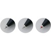 image:imageRHODIA 9342C  3 in 1 scRipt Multipen 2 Ballpoint Pens 05 mm Black amp Red  1 Graphite Mechanical Pencil 05 mm  Hexagonal Body in Black Brushed Aluminium  Refillable  Eraser Under the Push Button