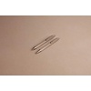 image:imageRHODIA 9388C  Script Refillable Ballpoint Pen Hexagonal Brushed Aluminium Body  Orange  07 mm High Precision Retractable Ball Point Black Ink  Script CollectionSilver