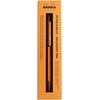 image:imageRHODIA 9388C  Script Refillable Ballpoint Pen Hexagonal Brushed Aluminium Body  Orange  07 mm High Precision Retractable Ball Point Black Ink  Script CollectionOrange