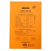 image:imageRHODIA Pack of 3 Orange Blocks No 19 21 x 318 cm 80 F Stapled 80 g Lined  Margin