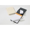 image:imageRHODIA cf11icbk Notepad with PVC Cover No11 A7 Incolor Black Block Rodia No11 Orange Filled 80 Sheets 02 inch 5 mm Gridlvory