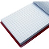 image:imageRHODIA cf11icbk Notepad with PVC Cover No11 A7 Incolor Black Block Rodia No11 Orange Filled 80 Sheets 02 inch 5 mm Gridred