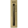 image:imageRHODIA cf9288 Ballpoint Pen Script 07mm Hexagonal Shaft Aluminum Body Hairlined Low Viscosity Oilbased Ink OrangeGold