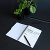 image:imageRHODIA cf9288 Ballpoint Pen Script 07mm Hexagonal Shaft Aluminum Body Hairlined Low Viscosity Oilbased Ink Orangeorange