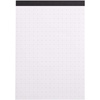 image:imageRhodia  Ref 116105C  Touch White Maya Stapled Pad 50 Sheets  A4 Size Portrait Layout 120gsm Paper Cross amp Dot Rulings Acid Free pH Neutral Maya Card CoverWhite