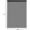 image:imageRhodia  Ref 116105C  Touch White Maya Stapled Pad 50 Sheets  A4 Size Portrait Layout 120gsm Paper Cross amp Dot Rulings Acid Free pH Neutral Maya Card CoverGrey
