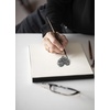 image:imageRhodia  Ref 116105C  Touch White Maya Stapled Pad 50 Sheets  A4 Size Portrait Layout 120gsm Paper Cross amp Dot Rulings Acid Free pH Neutral Maya Card CoverWhite