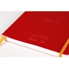 image:imageRhodia 117795C  Soft Notebook Meeting Orange  A5  PrePrinted DateNotesAction160 Detachable Pages  Clairefontaine Paper 90gMarquePage Pencil Holder  Faux Leather Cover  RhodiaramaPoppy