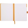 image:imageRhodia 117795C  Soft Notebook Meeting Orange  A5  PrePrinted DateNotesAction160 Detachable Pages  Clairefontaine Paper 90gMarquePage Pencil Holder  Faux Leather Cover  RhodiaramaOrange